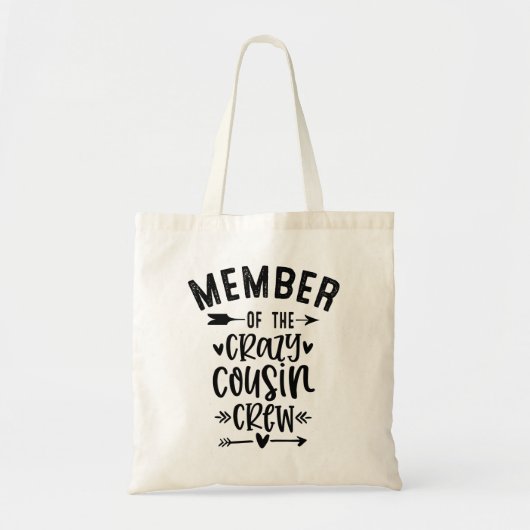 Lid van de gekke neef bemanning tote bag