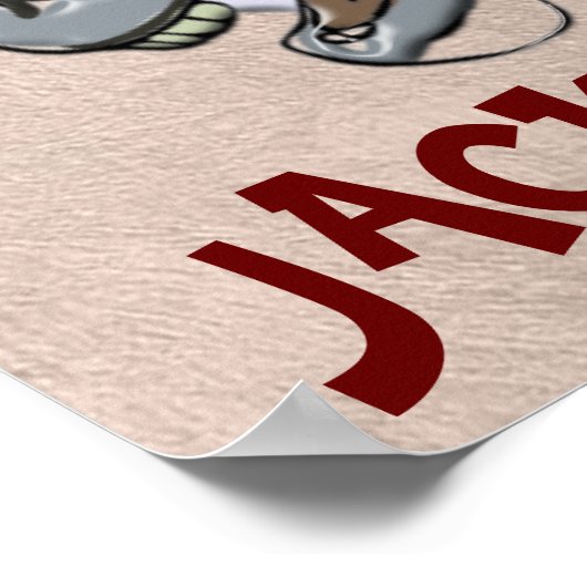 LID VAN DE GEMEENSCHAP JACKASS POSTER (Hoek)