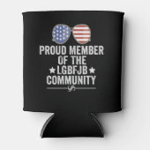 lid van de gemeenschap van LGBFJB Blikjeskoeler (Voorkant)