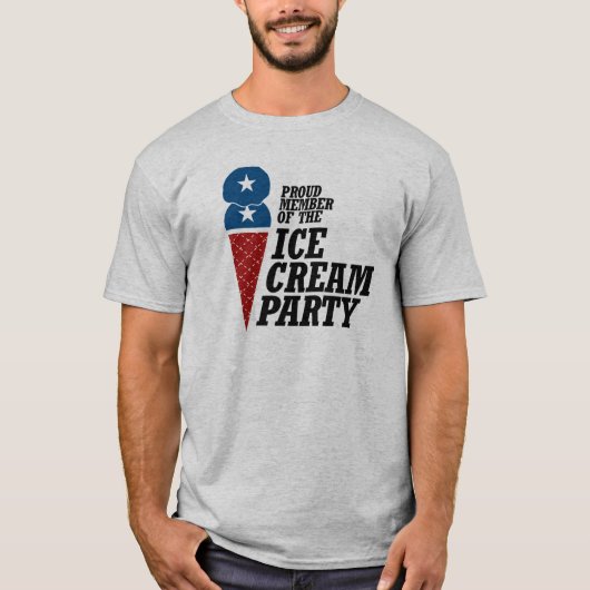 Lid van de Ice Cream Party.png T-shirt (Voorkant)