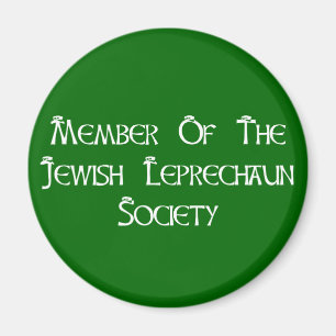 lid van de joodse vereniging Leprechaun Magneet