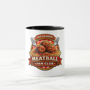 Lid van de Meatball Fan Club VIP – Retro Italiaans Mok