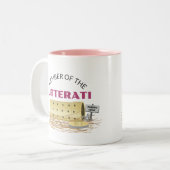 "Lid van de Mok Litterati" Barn Hunt (Voorkant links)