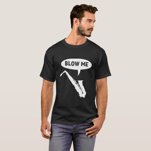 Lid van de Saxophone Player Band T-shirt (Voorkant volledig)