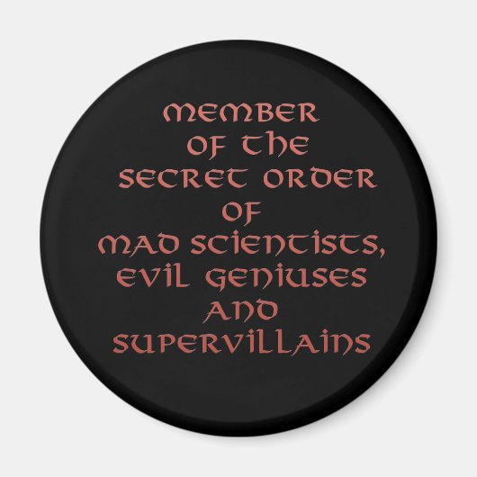 Lid van de Secret Order magneten (Voorkant)