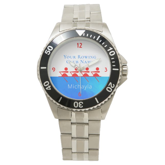 Lid van de speciale roeiclub horloge (Voorkant)