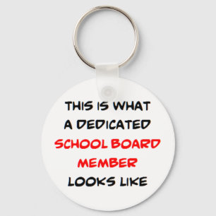 lid van de speciale schoolraad sleutelhanger