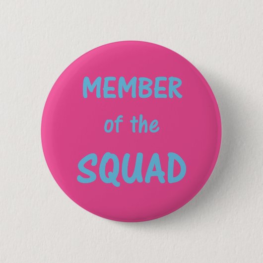 Lid van de Squad Button ~ Fuchsia (Voorkant)
