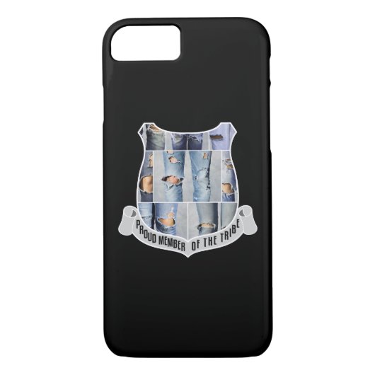 lid van de Tribe Black Case-Mate iPhone Case (Achterkant)