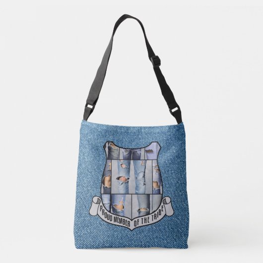 lid van de Tribe Funny  Crossbody Tas (Achterkant)