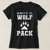 Lid van de Wolf Pack Wolves T-Shirt (Design voorkant)