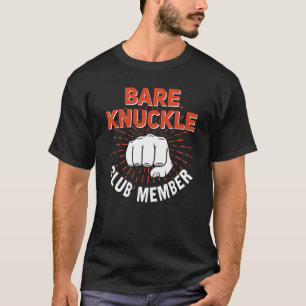 Lid van een Blootvuistclub MMA Kooi Vechters T-shirt