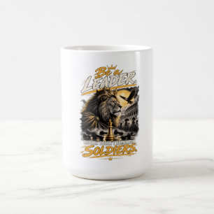 Lid van een Koningsleeuw Schaken Koning Design Koffiemok