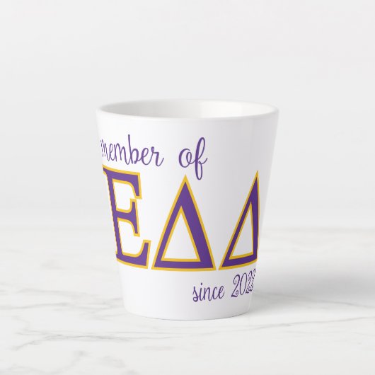 Lid van EP-DeltDelt sinds 2022 Latte Mok (Voorkant)