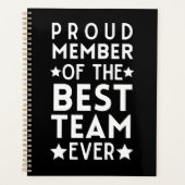lid van het beste team ooit planner (Voorkant)