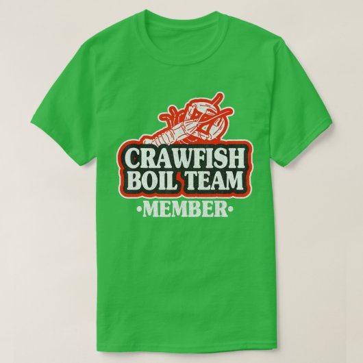 Lid van het Boil-team van Crayfish  Papa C T-shirt (Design voorkant)