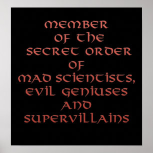 Lid van het Geheime Orde Prints & Posters