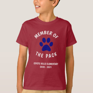 Lid van het Kinder T-shirt van de verpakking