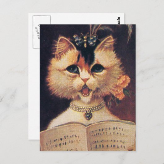 Lid van het koor briefkaart (Voorkant / Achterkant)