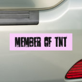 Lid van TNT Bumpersticker (Op auto)