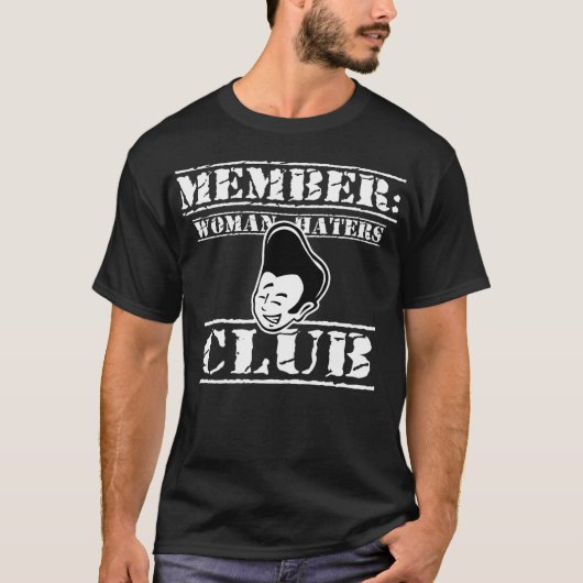 Lid: Vrouw-luiken club - wit T-shirt (Voorkant)