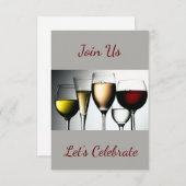 **Lid worden van ons / Laten we vieren** partijenI Kaart (Voorkant / Achterkant)