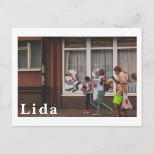 Lida Belarus Architecture Street 3 Generations Briefkaart