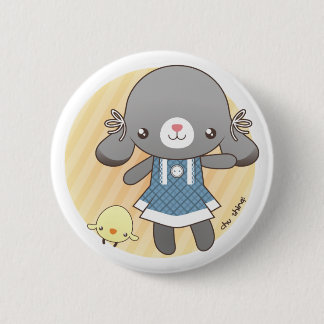 Lidia: De Bunny Amigurumi Ronde Button 5,7 Cm