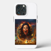 Lidia Thorpe Angry Expression iPhone/iPad hoesje (Achterkant)