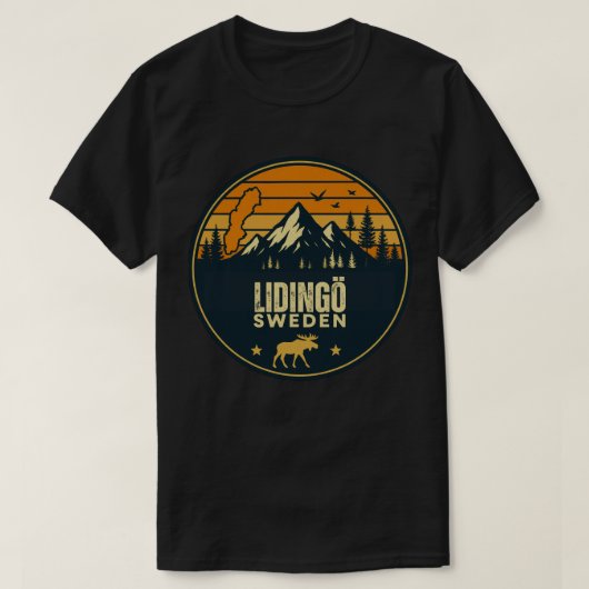 Lidingö, Zweden Sverige T-shirt (Design voorkant)