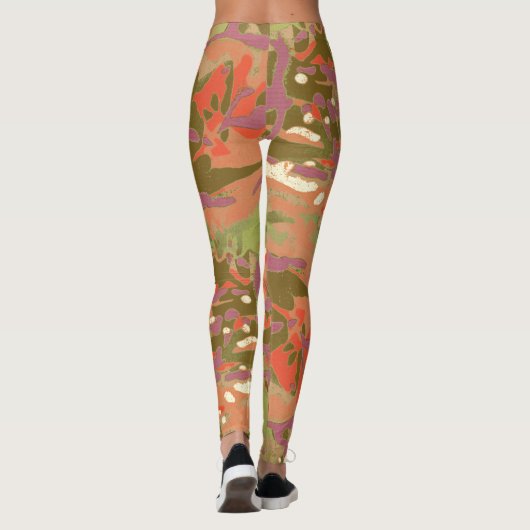 LIDJ-ontwerp. Camo Camo, kijk me aan! Leggings (Achterkant)