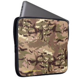 LIDJ-ontwerp. Camo Camo, waar is Art Thou? Laptop Sleeve