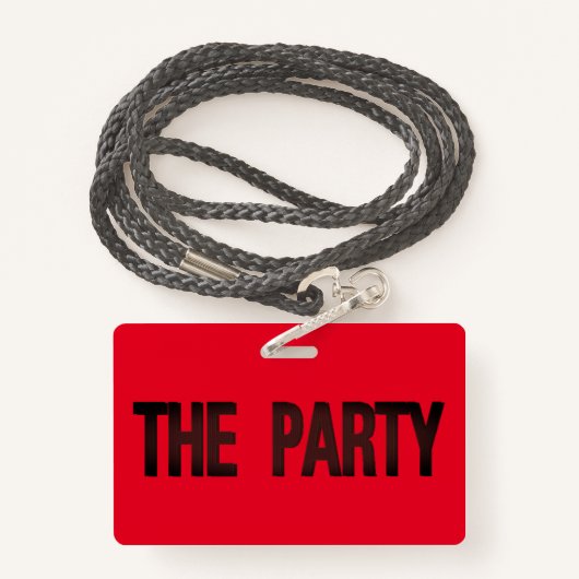 LIDMAATSCHAP BADGE (Achterkant met draagriem)