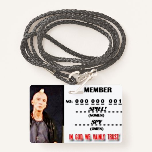 LIDMAATSCHAP BADGE (Voorkant met draagriem)