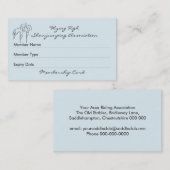 lidmaatschap van de jumperclub show visitekaartje (Voorkant / Achterkant)