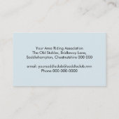 lidmaatschap van de jumperclub show visitekaartje (Achterkant)