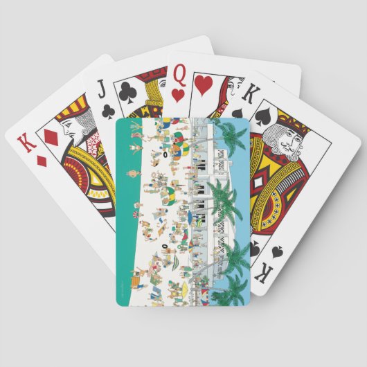 Lido Beach Casino Speelkaarten (Achterkant)