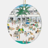 Lido Beach Sarasota Ornament (Links)