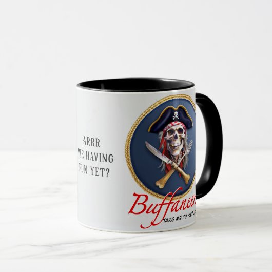 Lido Buffaneers hebben we nog plezier Mok (Voorkant rechts)