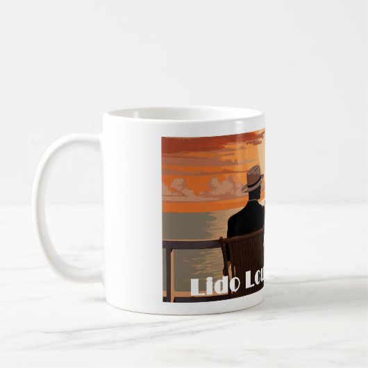 Lido lounge Society - Ontwerp 1 Koffiemok (Links)