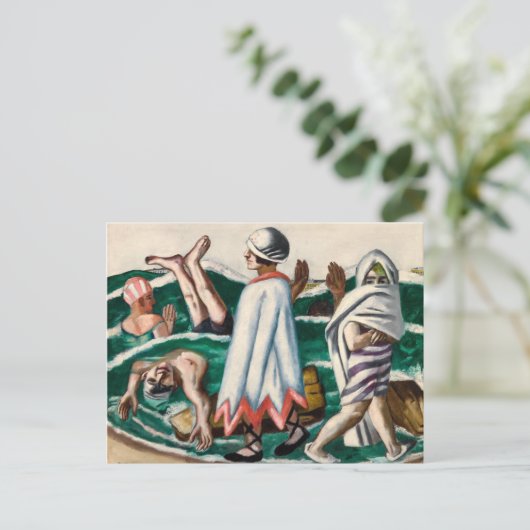 Lido | Max Beckmann | Briefkaart (Staand voorkant)