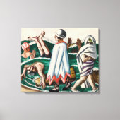 Lido | Max Beckmann | Canvas Afdruk (Voorkant)