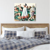 Lido | Max Beckmann | Canvas Afdruk (Insitu (Slaapkamer))