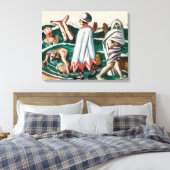 Lido | Max Beckmann | Canvas Afdruk (Insitu (Slaapkamer))