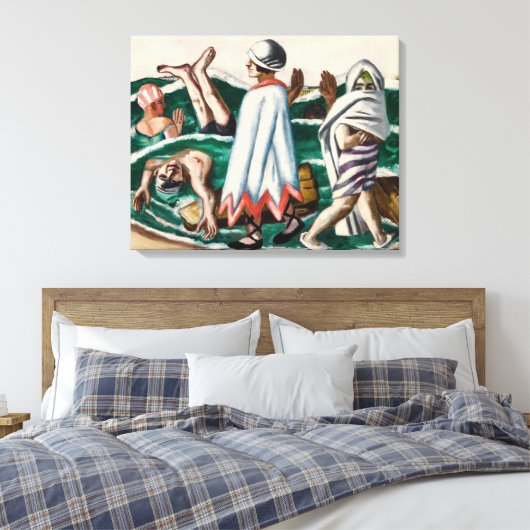 Lido | Max Beckmann | Canvas Afdruk (Insitu (Slaapkamer))