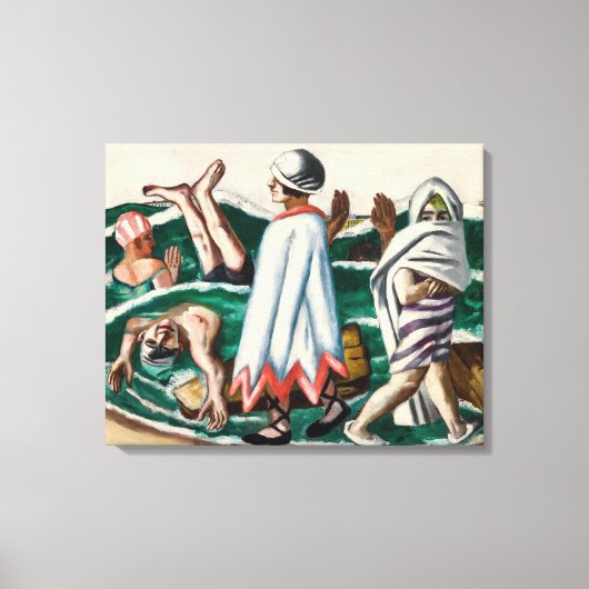 Lido | Max Beckmann | Canvas Afdruk (Voorkant)