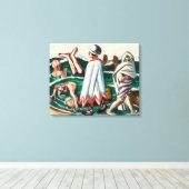 Lido | Max Beckmann | Canvas Afdruk (Insitu (Houten vloer))
