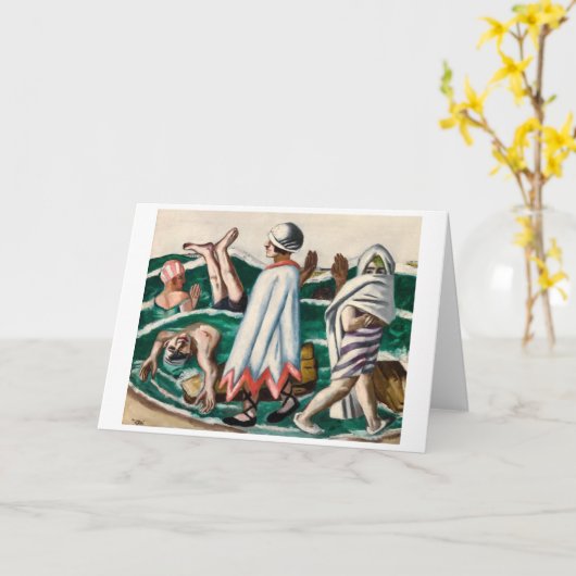 Lido | Max Beckmann | Kaart (Gele Bloem)