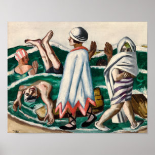 Lido   Max Beckmann   Poster