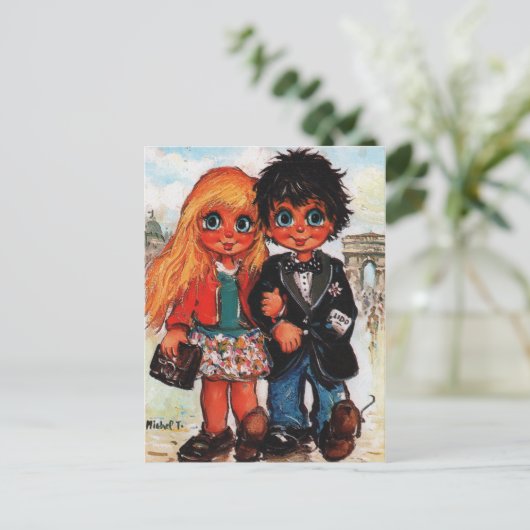 Lido-Poulbots Briefkaart (Staand voorkant)